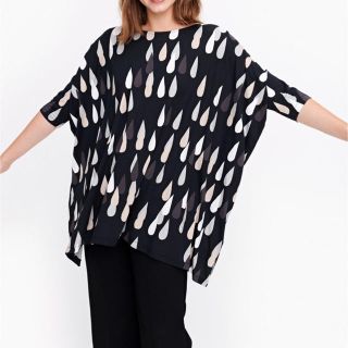 マリメッコ(marimekko)のmarimekko pisaroi ピサロイ チュニック S(チュニック)