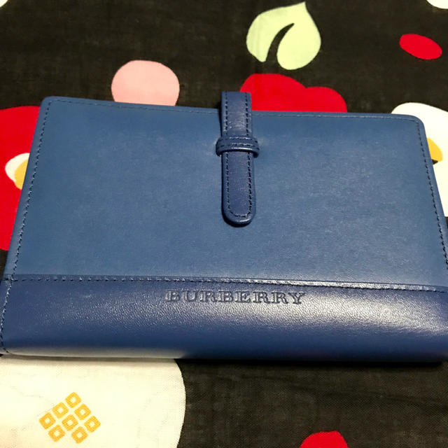 BURBERRY(バーバリー)の未使用品 バーバリー システム手帳 レザー ブルー レディースのファッション小物(その他)の商品写真