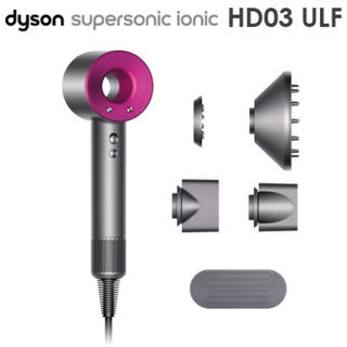 ダイソン(Dyson)のダイソンDyson ヘアドライヤー　HD03【ピンク】ほぼ新品箱付き(ドライヤー)