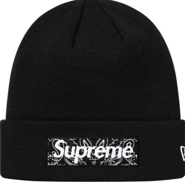 supreme bandana box logo beanie帽子