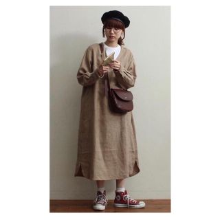 アトリエドゥサボン(l'atelier du savon)のfig london LINEN blushed dress(ロングワンピース/マキシワンピース)