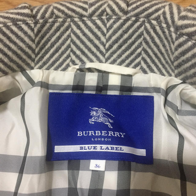 BURBERRY BLUE LABEL(バーバリーブルーレーベル)のバーバリーブルーレーベル 希少即完売コート♪ 美品です レディースのジャケット/アウター(その他)の商品写真