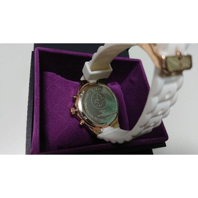 ハワイアンジュエリーMaxi　ホワイトシリコン腕時計 2
