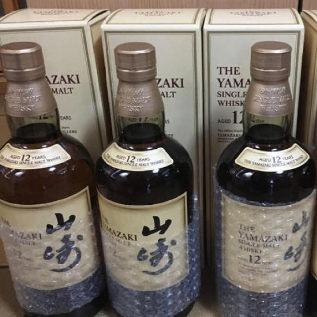 24時まで！ 山崎12年 700ml 箱付き3本セット！