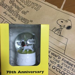 スヌーピー(SNOOPY)のスヌーピーミュージアム 70th スノードーム(キャラクターグッズ)