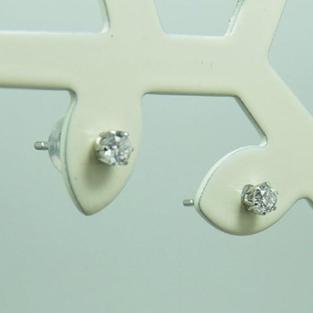 Pt☆天然ダイヤモンド・ピアス0.14ct(新品) - ピアス