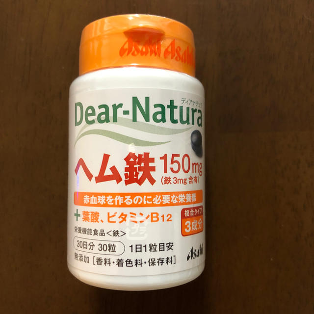 アサヒ(アサヒ)のディアナチュラ　ヘム鉄150mg コスメ/美容のコスメ/美容 その他(その他)の商品写真