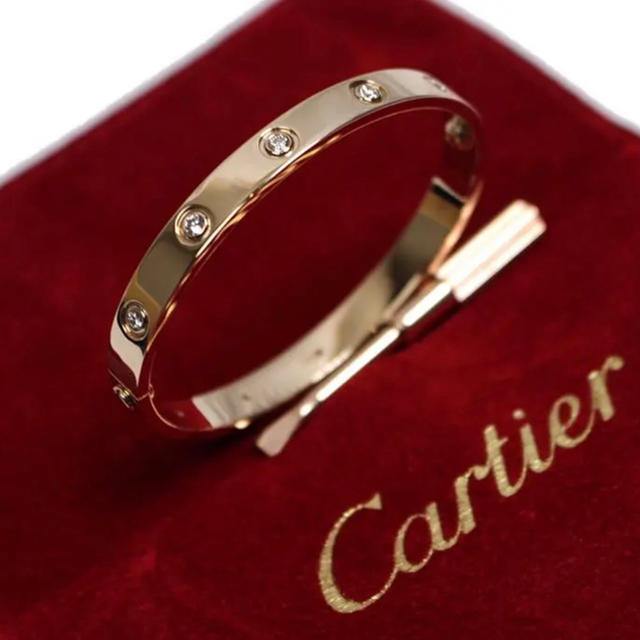 【楽天スーパーセール】 Cartier - 表記16 アフター フルダイヤ カルティエ ブレスレット/バングル