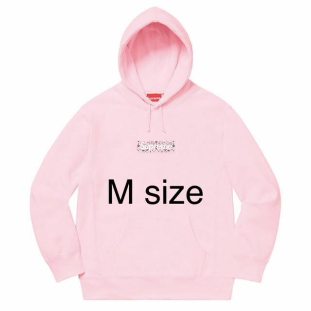 Supreme(シュプリーム)のBandana Box Logo Hooded Sweatshirt M メンズのトップス(パーカー)の商品写真