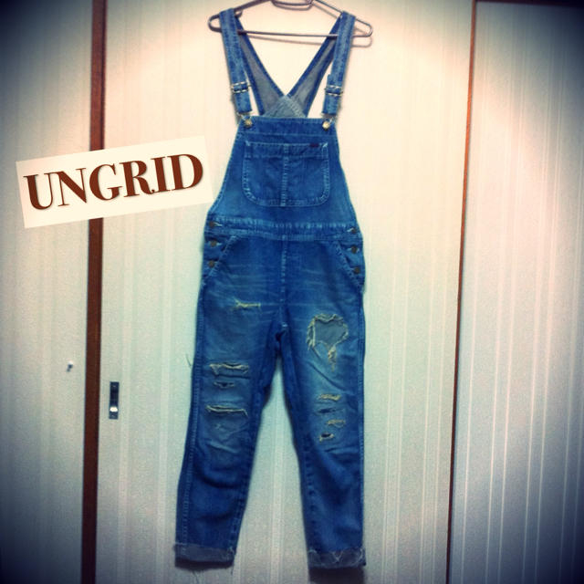 Ungrid(アングリッド)のUngrid♡ヴィンテージサロペ レディースのパンツ(サロペット/オーバーオール)の商品写真