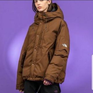 ザノースフェイス(THE NORTH FACE)の（未使用、タグ付き）モンキータイム×ノースフェイスパープルレーベル別注ダウン(ダウンジャケット)