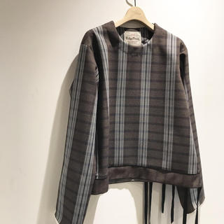 SUNSEA - SUNSEA 18AW Polyys Tweed CHECK Pull Overの通販 ...
