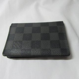 ルイヴィトン(LOUIS VUITTON)のルイヴィトン　ダミエグラフィット  N63075  カードケース　中古(名刺入れ/定期入れ)