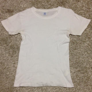 プチバトー(PETIT BATEAU)のPutitBateau♡白Tシャツ(Tシャツ(半袖/袖なし))