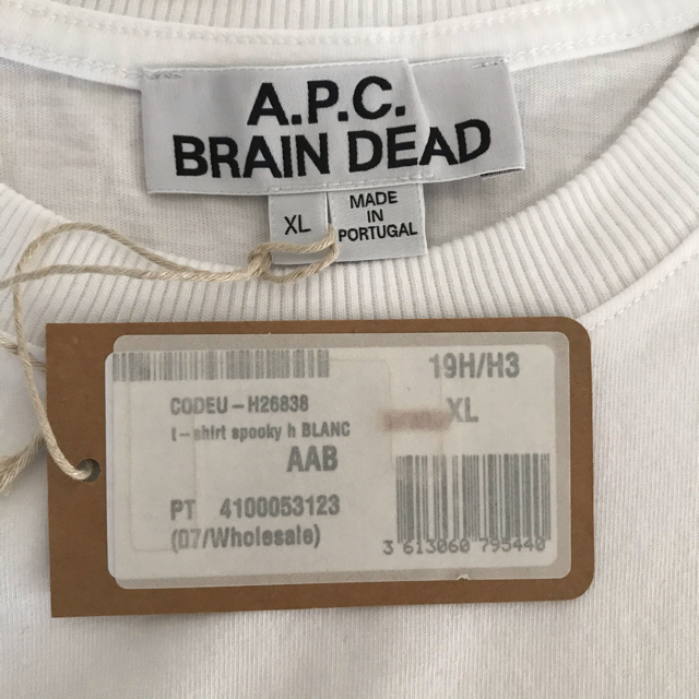 A.P.C(アーペーセー)のAPC ブレインデッドTシャツ XL メンズのトップス(Tシャツ/カットソー(半袖/袖なし))の商品写真