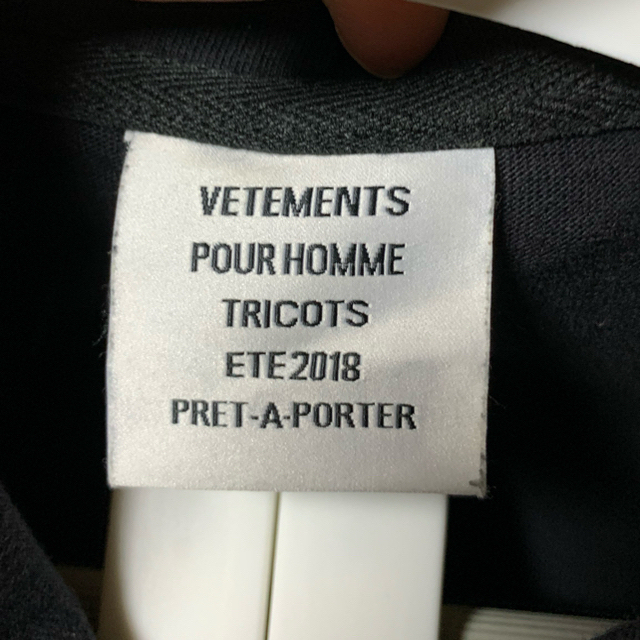 VETEMENTS パーカー Sサイズ ssenseタグ付き フーディー