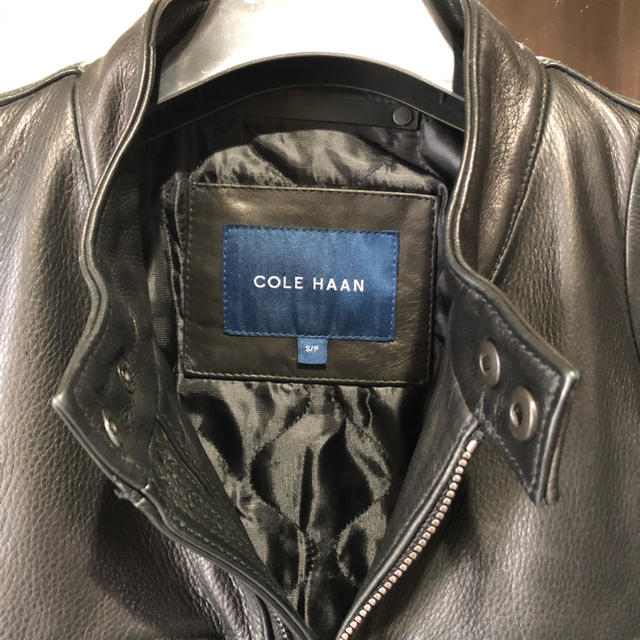 Cole Haan(コールハーン)のゆりゆり様専用　COLE HAAN シングルライダース メンズのジャケット/アウター(ライダースジャケット)の商品写真