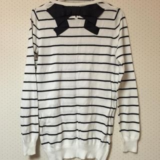 トッコ(tocco)のバックリボン♡ボーダーニット(ニット/セーター)