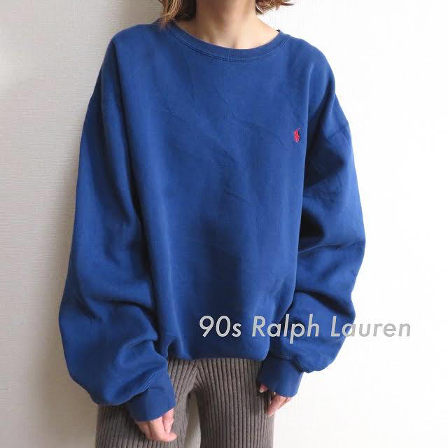 POLO RALPH LAUREN - 90s ラルフローレン 刺繍ロゴ スウェット ...