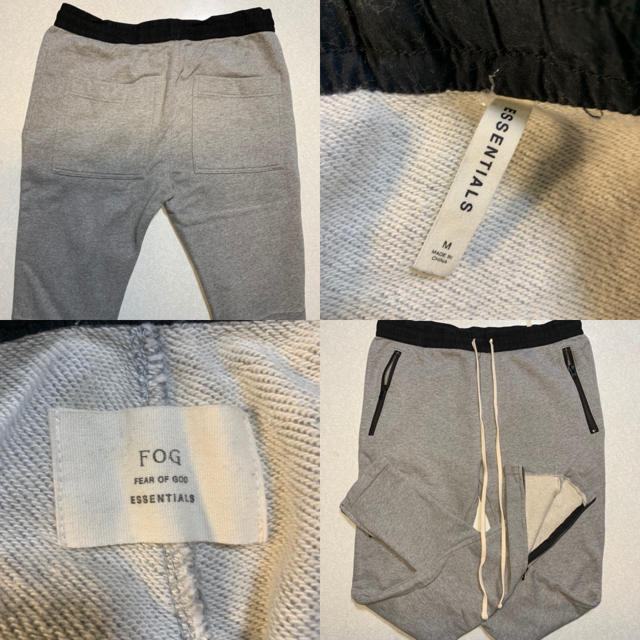 FEAR OF GOD(フィアオブゴッド)の【Mサイズ】Essentials Drawstring Pants Grey メンズのパンツ(その他)の商品写真