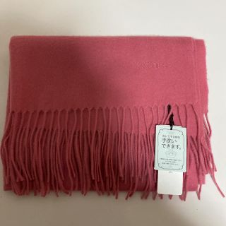 ニナリッチ(NINA RICCI)のニナリッチ 大判 ストール ピンク 新品 カシミヤ 100%(ストール/パシュミナ)