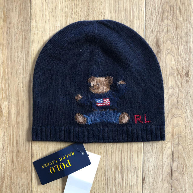 Ralph Lauren - ポロベア ニット帽 ビーニー ネイビーの通販 by ラルフ