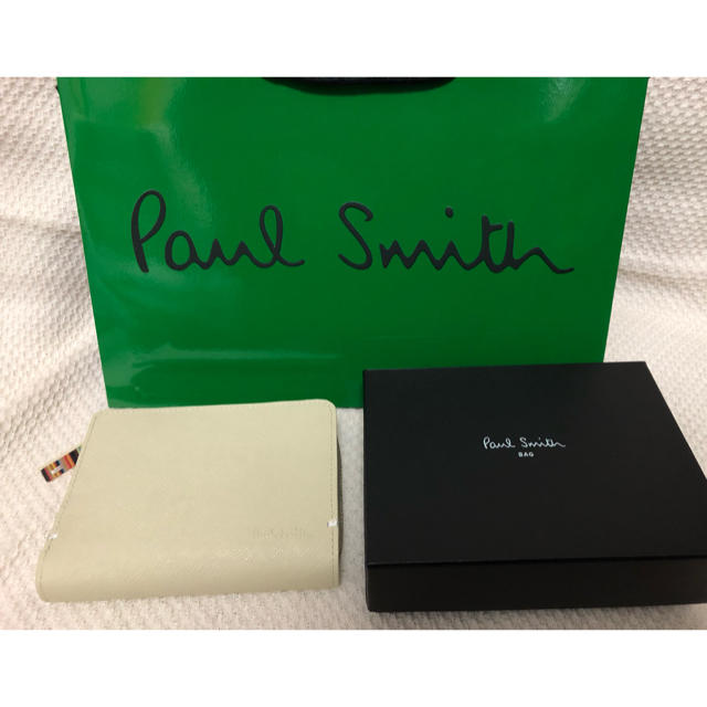 パテックフィリップ カラトラバ 価格 | Paul Smith - 【今週限定セール】ポールスミス  二つ折り財布 L字ジップ アイボリープレゼントの通販 by SY's shop