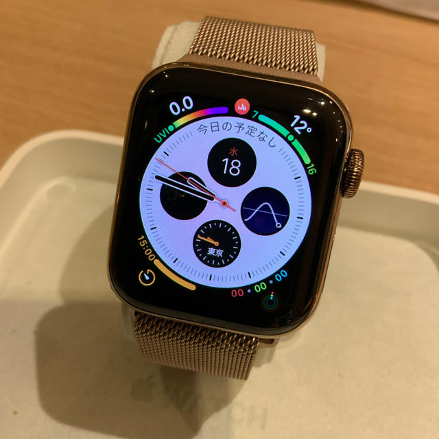 Apple Watch series4 セルラー 40mm ゴールド ステンレス