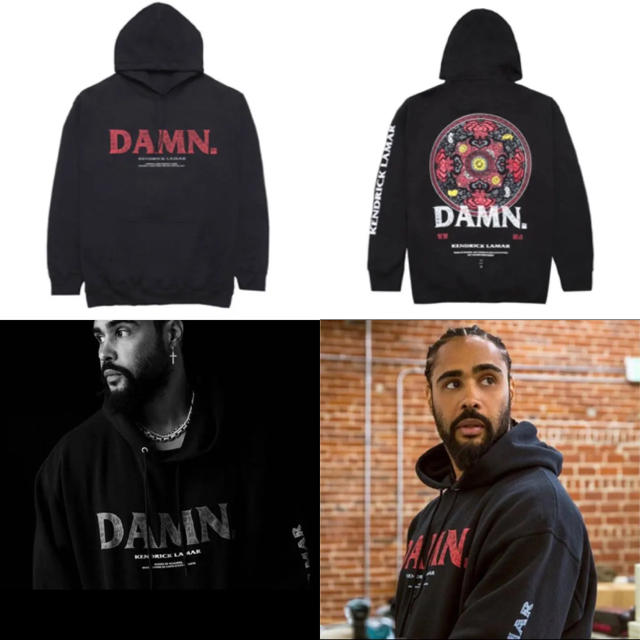 【XLサイズ】KENDRICK LAMAR DAMN Hoodie メンズのトップス(パーカー)の商品写真