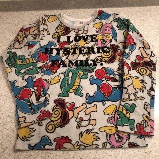 ヒステリックグラマー(HYSTERIC GLAMOUR)の正規品 美品 ヒスミニ 120cm 130cm ロンT 長袖 トップス ヒスグラ(Tシャツ/カットソー)