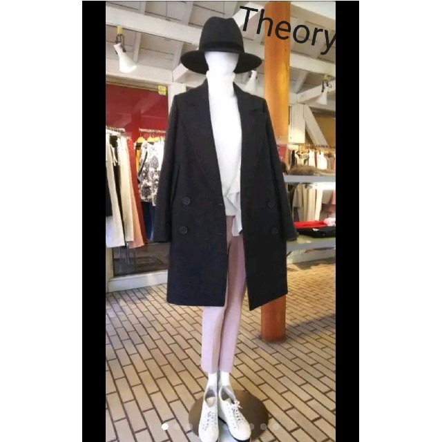 Theory セオリー☆2017AW 8万円ブークレーケープコート チェスター