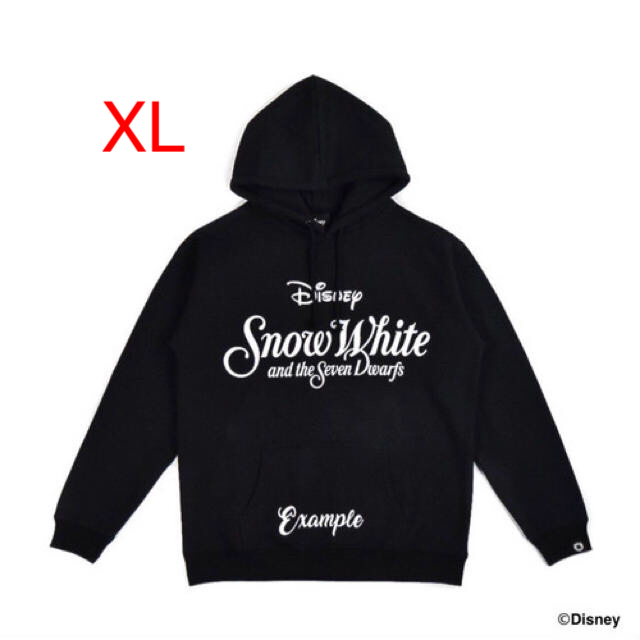 EXAMPLE×Disney SNOW WHITE HOODIE BLACK