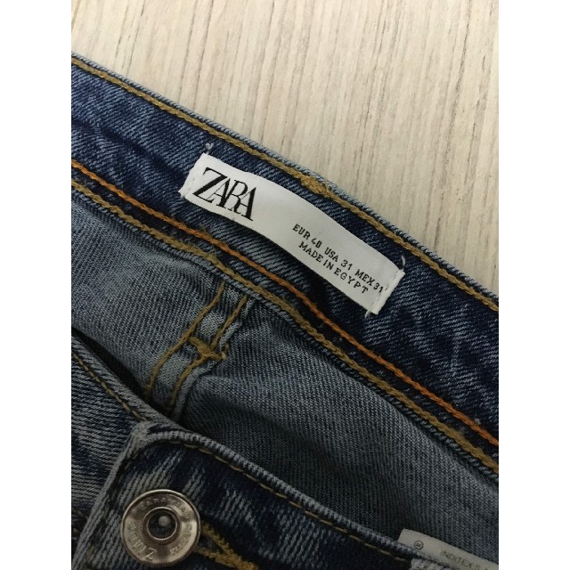 ZARA(ザラ)のザラ　メンズ　ダメージデニム　ＺＡＲＡＭＡＮ メンズのパンツ(デニム/ジーンズ)の商品写真