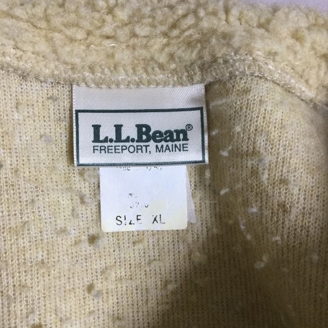 L.L.Bean(エルエルビーン)の80s USA製 L.L.bean ボアトップス プルオーバー ベージュ メンズのトップス(Tシャツ/カットソー(七分/長袖))の商品写真