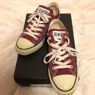 コンバース(CONVERSE)のConverse▽オールスター バーガンディ ローカット(スニーカー)