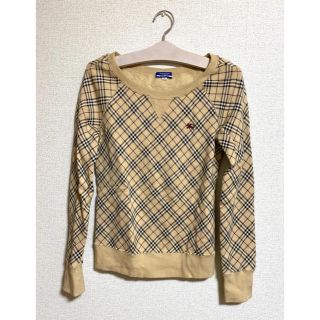 バーバリーブルーレーベル(BURBERRY BLUE LABEL)のBURBERRY トレーナー(裏起毛)(トレーナー/スウェット)