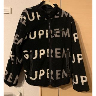 シュプリーム(Supreme)のsupreme reversible logo fleece jacket (ブルゾン)