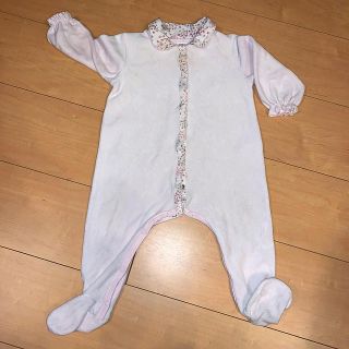 プチバトー(PETIT BATEAU)のプチバトー✳︎足つきカバーオール秋冬用12M(カバーオール)