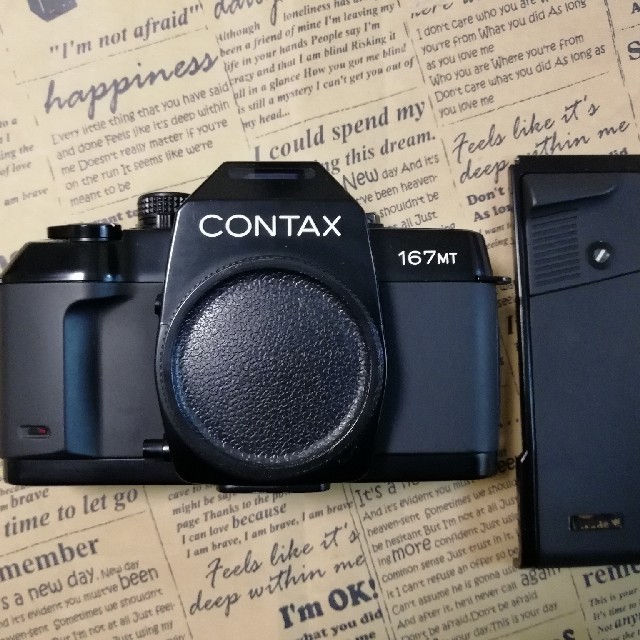 スマホ/家電/カメラおまけ付き 試写済み CONTAX 167MT コンタックス データバック付き