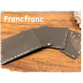 フランフラン(Francfranc)のFrancfranc/スレートコースター  スクエアタイプ✩.*˚(キッチン小物)