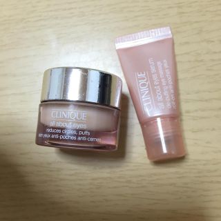 クリニーク(CLINIQUE)のアイクリーム&美容液セット(アイケア/アイクリーム)