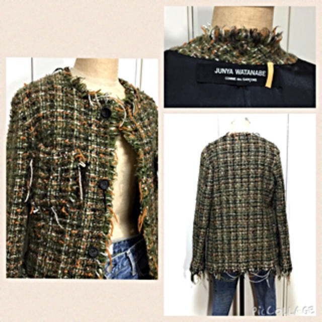 JUNYA WATANABE(ジュンヤワタナベ)のJUNYA WATANABE ジャケット レディースのジャケット/アウター(ノーカラージャケット)の商品写真