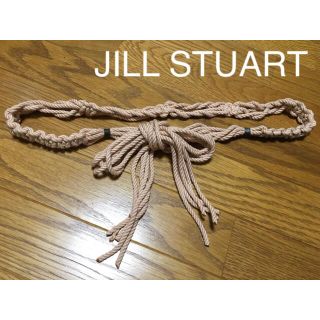 ジルスチュアート(JILLSTUART)の【お値下げ中♡】used♡JILL STUART ロング編みベルト ピンク(ベルト)