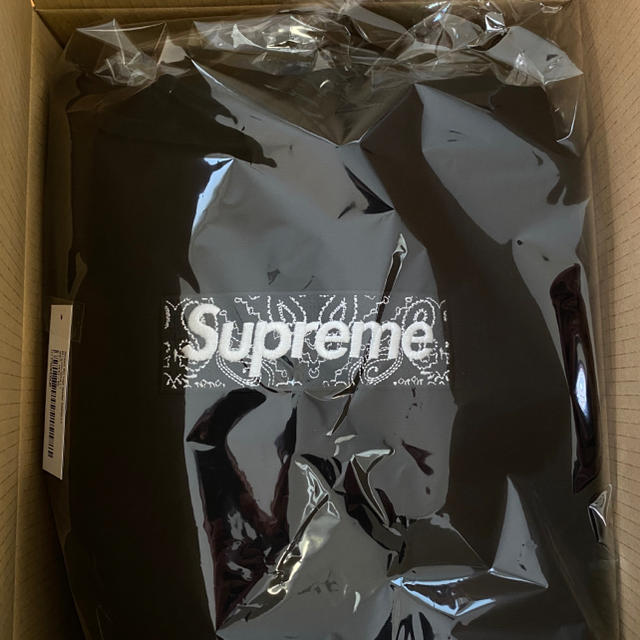 Sサイズ 黒 Supreme Bandana Box Logo Hooded