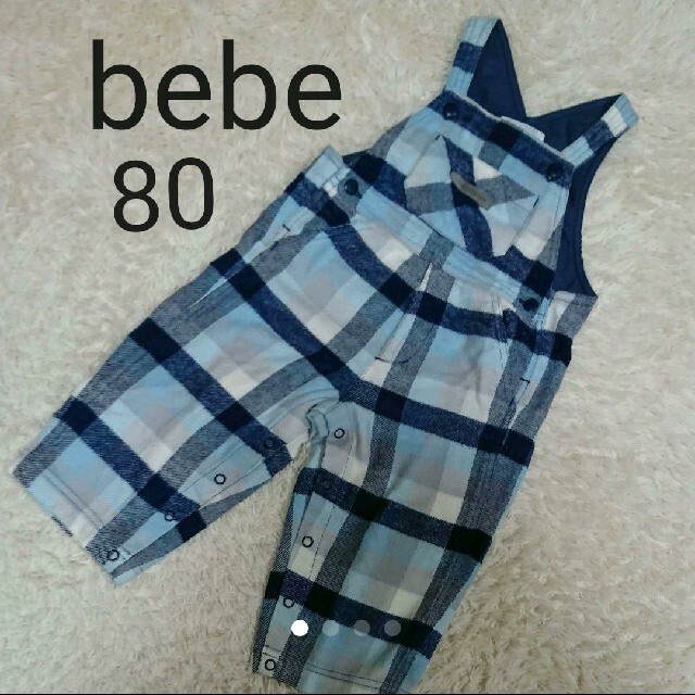 BeBe(ベベ)の80㎝  bebe  オーバーオール キッズ/ベビー/マタニティのベビー服(~85cm)(その他)の商品写真