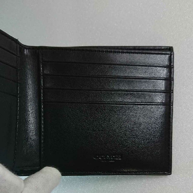 COACH(コーチ)のCOACH コーチ メンズ 財布 二つ折り財布 カード札入れ カードポケット8つ メンズのファッション小物(折り財布)の商品写真