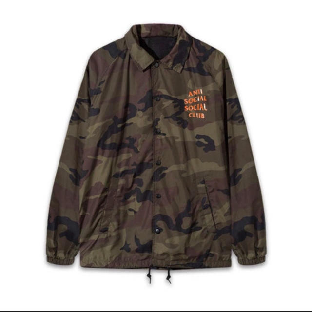 (Lサイズ)anti social Camo CoachJacket