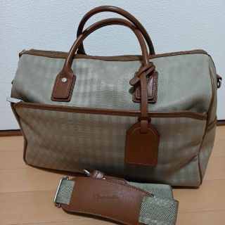 アクアスキュータム(AQUA SCUTUM)の美品【Aquascutum 】アクアスキュータム・ボストンバッグ　(ハンドバッグ)