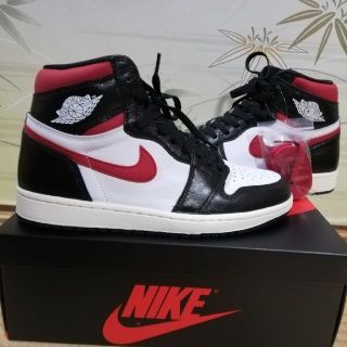 ナイキ(NIKE)のNIKE AIR JORDAN 1 Black/GYM RED 26.5cm(スニーカー)