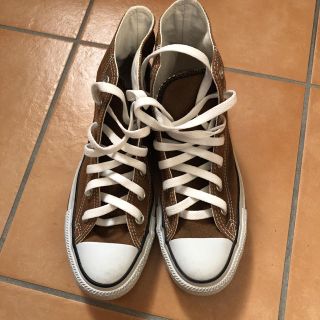 コンバース(CONVERSE)の脱色コンバース 24.5cm 茶色 ブラウン(スニーカー)